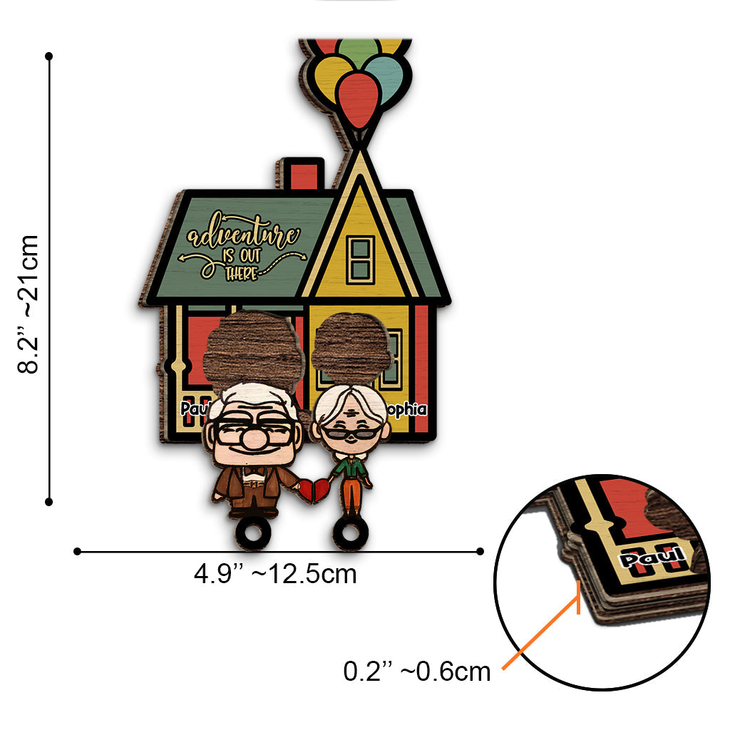 Personalized Adventure Key Holder Gift for Couples or Families Key Holder GradoCreations