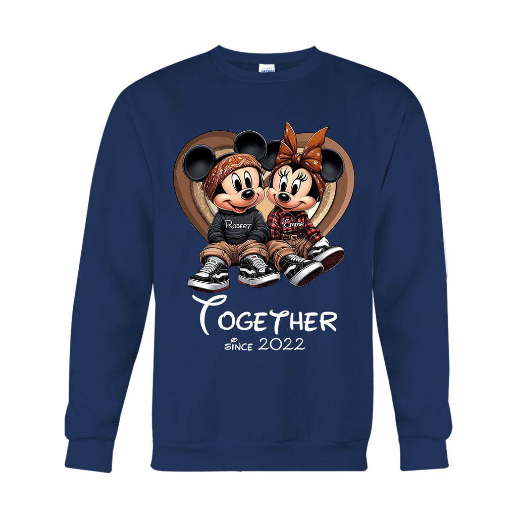 Personalized Chicano Couple T-shirt & Hoodie Gift Together Since 2022 T-shirt & Hoodie GradoCreations