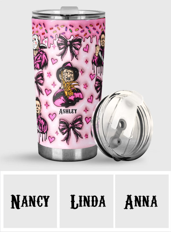 Personalized Horror Movie Tumbler Custom Name Gift for Fans Tumbler GradoCreations