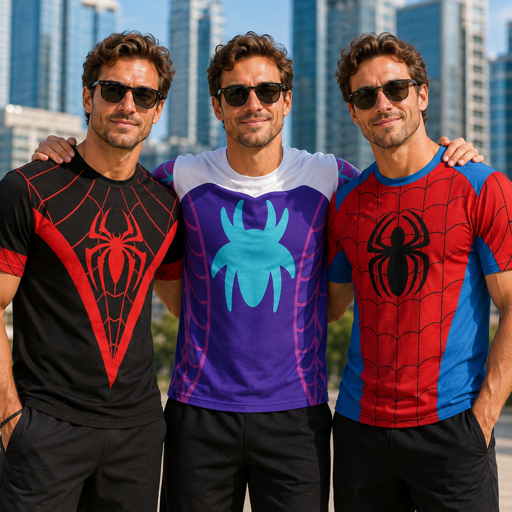 Personalized Superhero Costume AOP T-Shirt - Marvel Gift AOP Tshirt GradoCreations