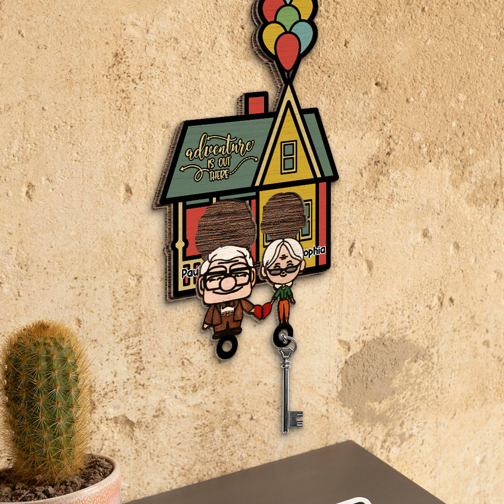 Personalized Adventure Key Holder Gift for Couples or Families Key Holder GradoCreations