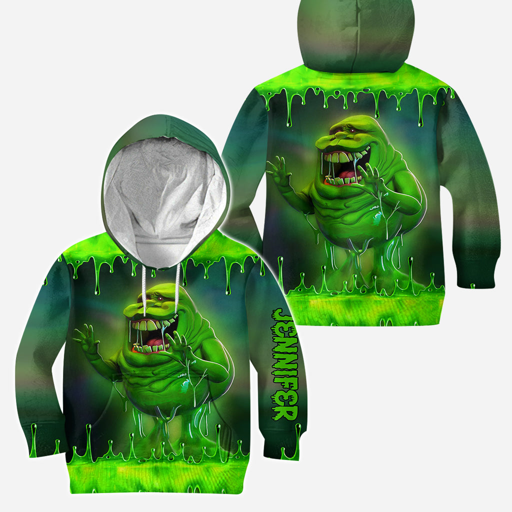 Personalized Green Ghost Hoodie and Leggings Set for Kids and Adults Hoodie & Leggings GradoCreations