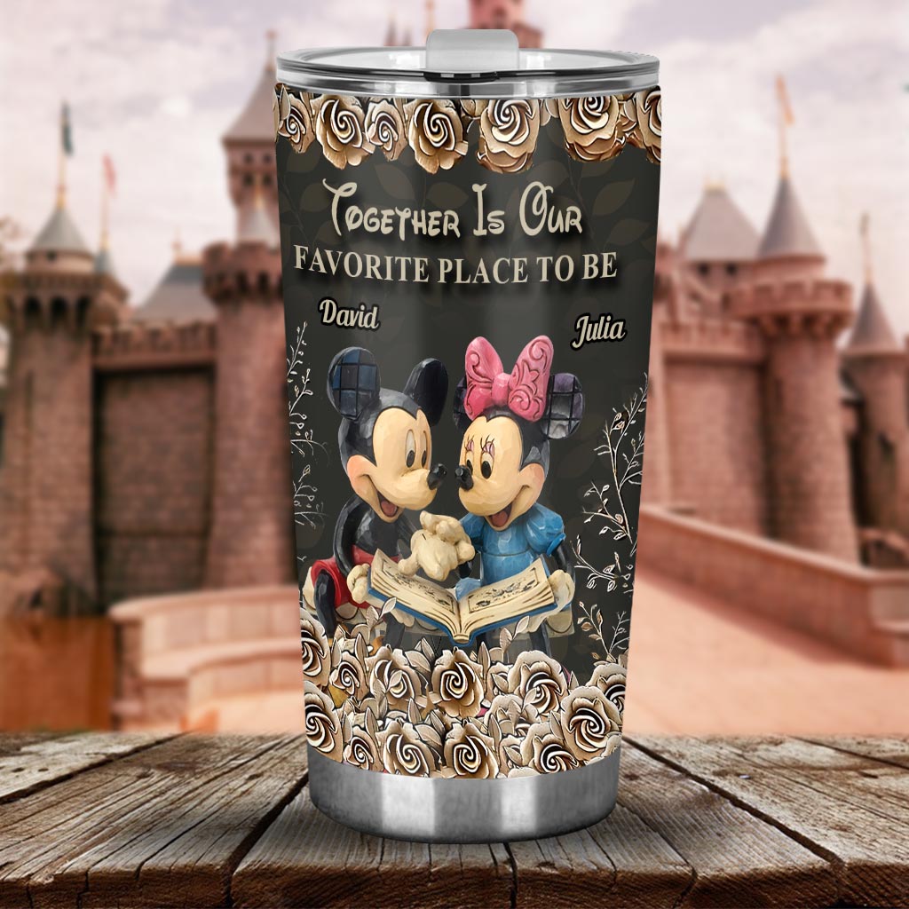 Personalized Mickey Mouse Tumbler Custom Name Gift for Couple Tumbler GradoCreations