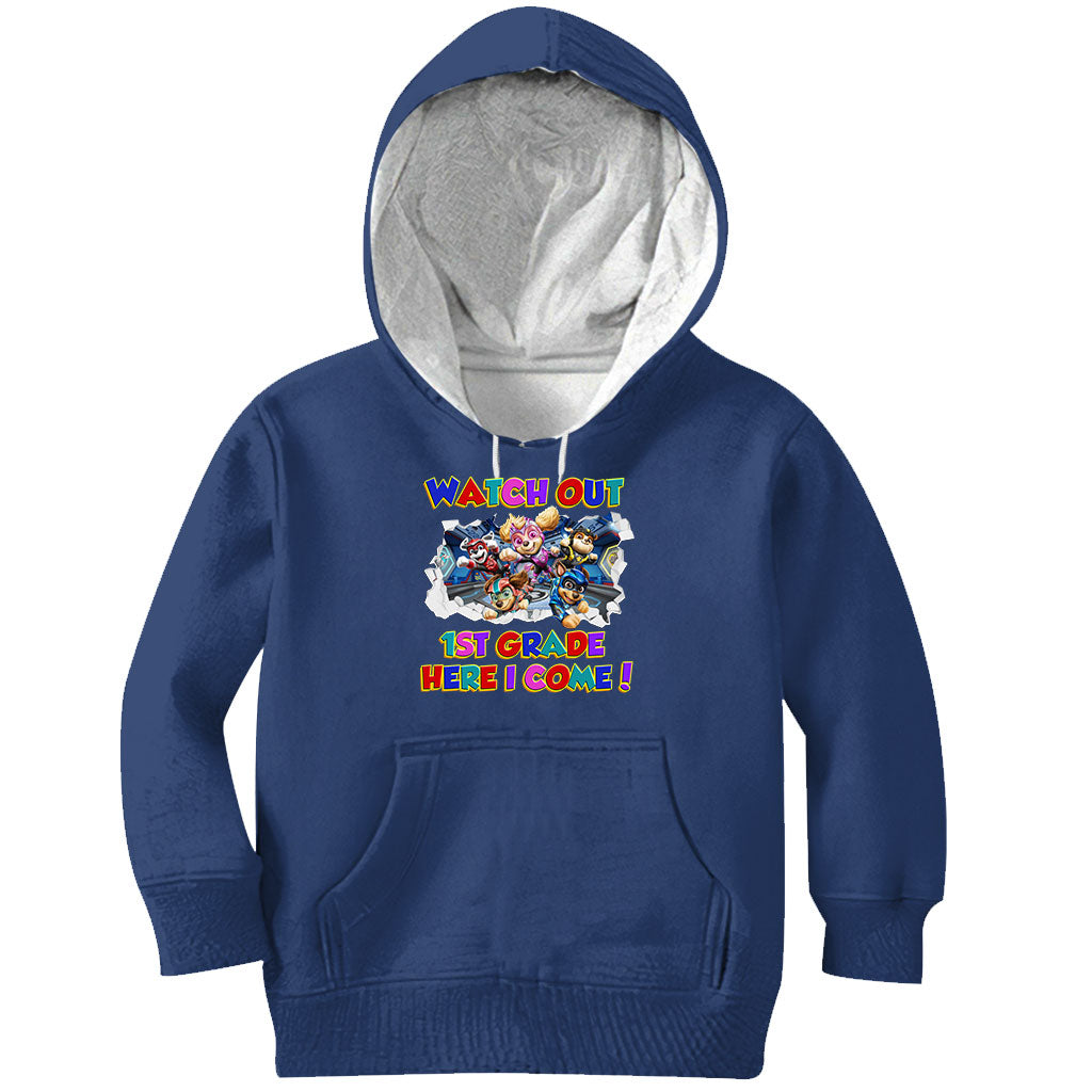 Personalized Kids T-Shirt with Watch Out Design for Back to School Kid Shirt GradoCreations