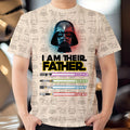 Personalized Father's Day All Over Shirt Custom Name Gift All Over Shirt GradoCreations