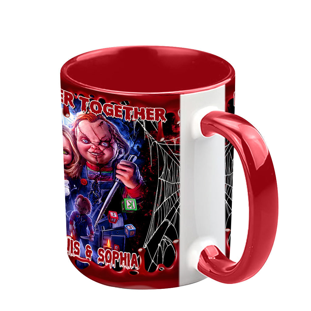 Personalized Chucky & Tiffany Accent Mug Custom Name Gift Accent Mug GradoCreations