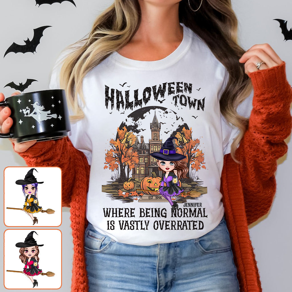 Personalized Halloween Town T-shirt & Hoodie for Kids & Adults T-shirt & Hoodie GradoCreations