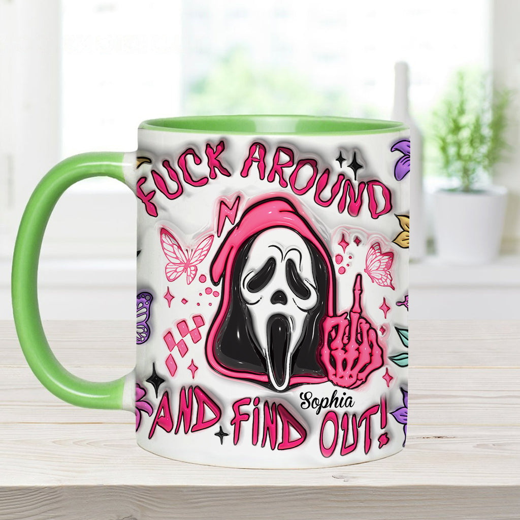 Personalized Funny Accent Mug Custom Name Gift for Friend Accent Mug GradoCreations