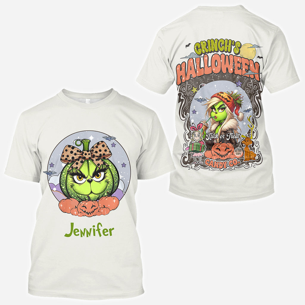 Personalized Christmas All-Over Shirt Cute Pumpkin Design Gift All Over Shirt GradoCreations