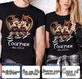 Personalized Chicano Couple T-shirt & Hoodie Gift Together Since 2022 T-shirt & Hoodie GradoCreations