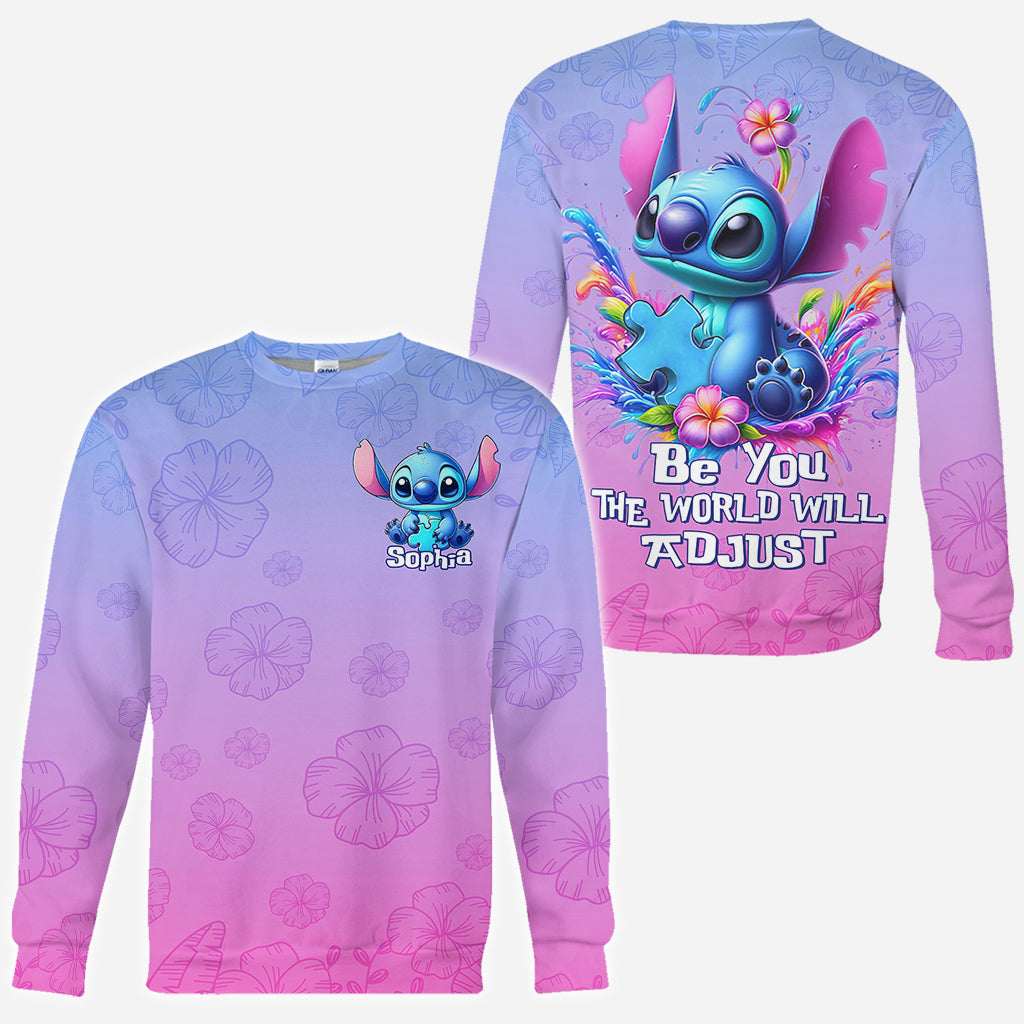 Personalized Autism Awareness All Over Shirt Custom Name Gift All Over Shirt GradoCreations