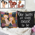 Personalized Nightmare Throw Pillow Custom Name Gift for Couples Throw Pillow GradoCreations