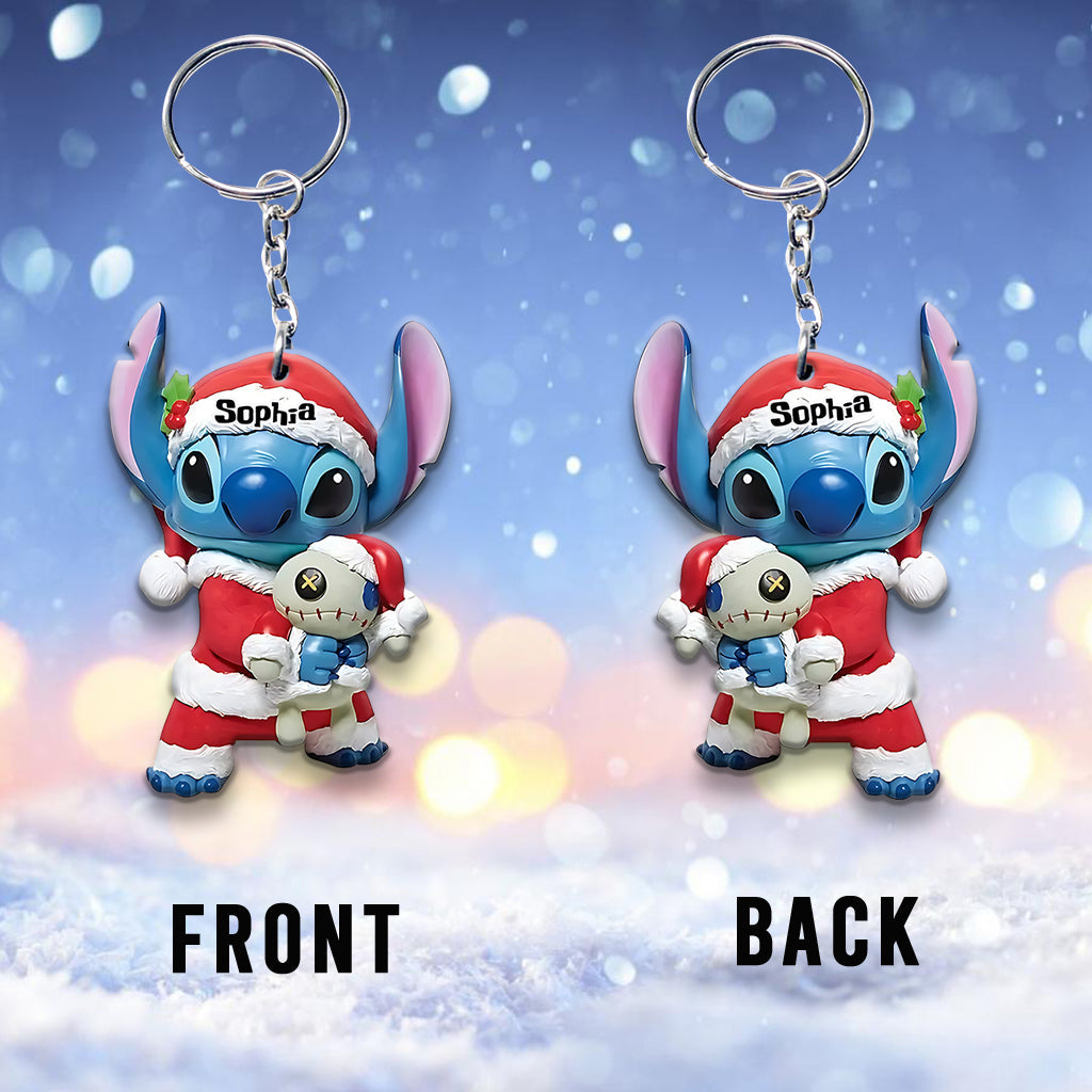 Personalized Ohana Keychain Custom Name Christmas Gift Keychain GradoCreations