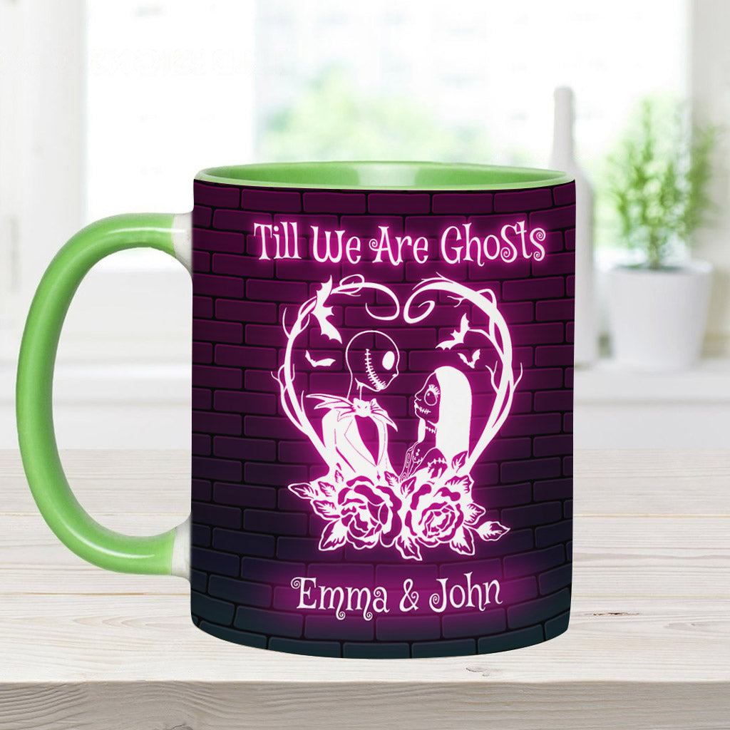 Personalized Nightmare Accent Mug for Couples - Till We Are Ghosts Accent Mug GradoCreations