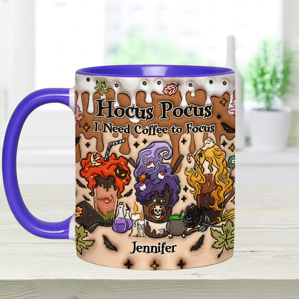 Personalized Three Witches Accent Mug for Fall Coffee Lovers Accent Mug GradoCreations