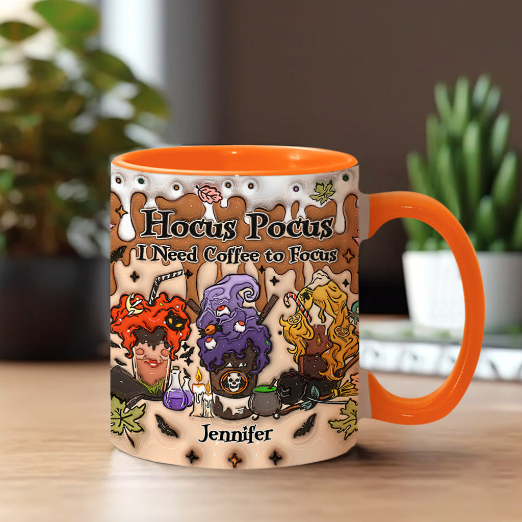 Personalized Three Witches Accent Mug for Fall Coffee Lovers Accent Mug GradoCreations