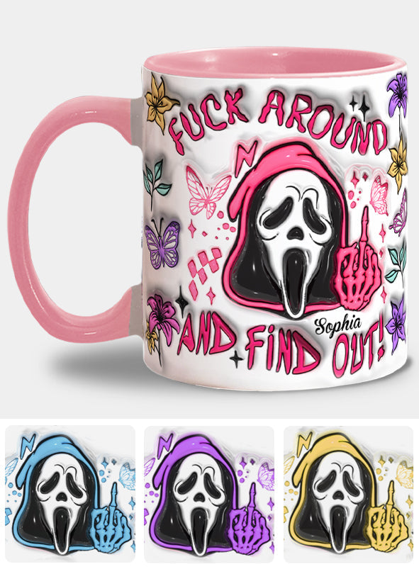 Personalized Funny Accent Mug Custom Name Gift for Friend Accent Mug GradoCreations