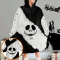 Personalized Nightmare Blanket Hoodie Custom Name Gift Blanket Hoodie GradoCreations