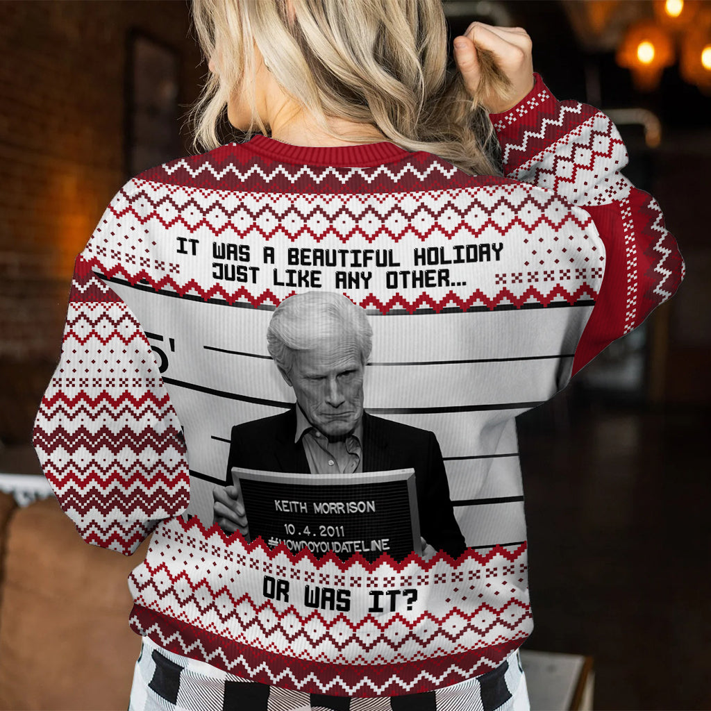 Personalized Holiday Ugly Sweater Custom Name Gift Idea Ugly Sweater GradoCreations