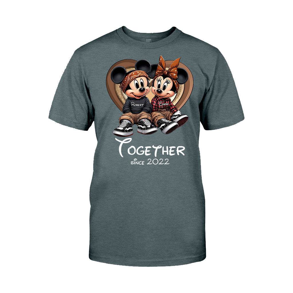 Personalized Chicano Couple T-shirt & Hoodie Gift Together Since 2022 T-shirt & Hoodie GradoCreations