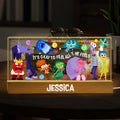 Personalized Shaped LED Night Light Custom Name Gift for Mom Shaped Led Night Light GradoCreations