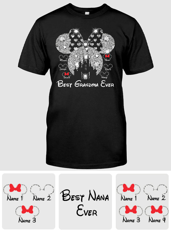 Personalized Best Grandma Ever Mouse T-shirt & Hoodie Gift T-shirt & Hoodie GradoCreations