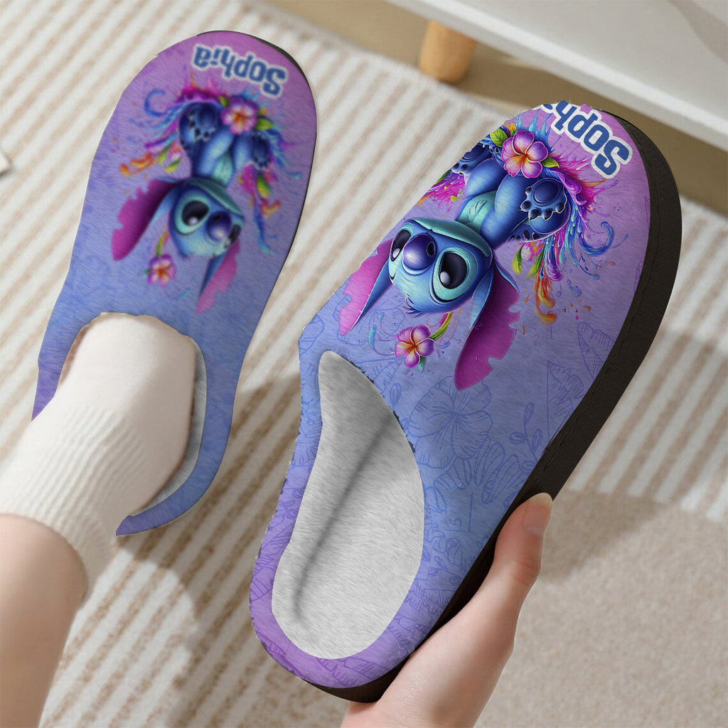 Personalized Cozy Slippers with Custom Name for Kids Slippers GradoCreations