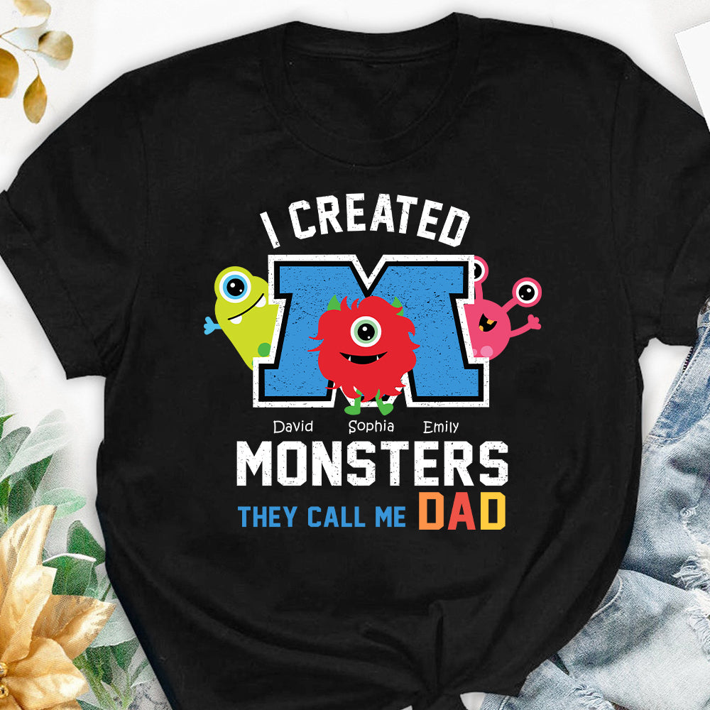 Personalized Father's Day T-shirt with Custom Names | Unique Dad Gift T-shirt & Hoodie GradoCreations