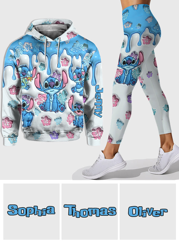 Personalized Ohana Hoodie and Leggings Custom Name Gift for Family Hoodie & Leggings GradoCreations