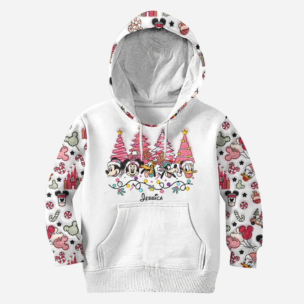 Personalized Christmas Mouse Hoodie and Leggings Gift for Kids Hoodie & Leggings GradoCreations
