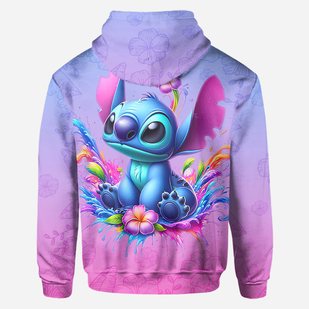 Personalized Blue Ohana All Over Shirt Custom Name Gift All Over Shirt GradoCreations