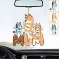 Personalized Acrylic Car Ornament Custom Name Gift for Mum Custom Shaped Car Ornament GradoCreations
