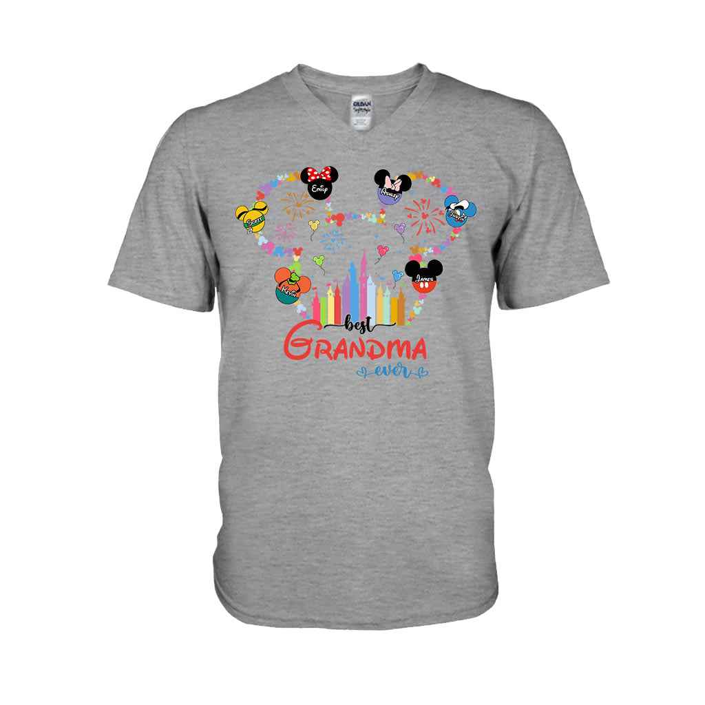 Personalized Best Grandma Ever T-Shirt & Hoodie Gift for Mom T-shirt & Hoodie GradoCreations