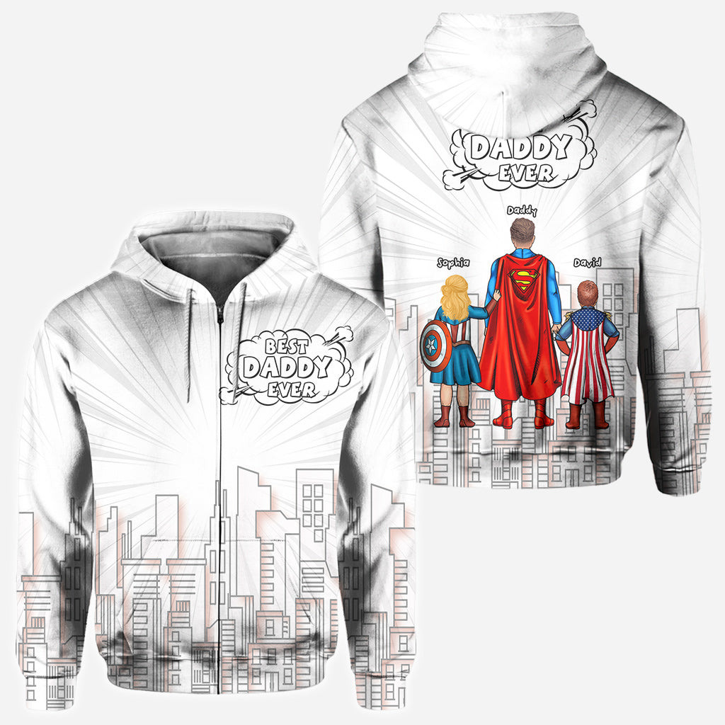 Personalized Best Dad Ever All Over Shirt Custom Family Design All Over Shirt GradoCreations