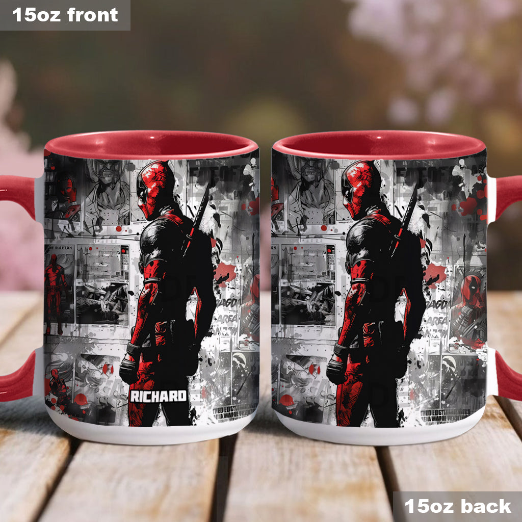 Personalized Psychopath Accent Mug Custom Name Gift Idea Accent Mug GradoCreations