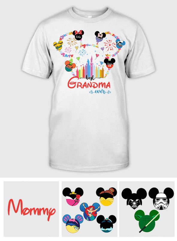 Personalized Best Grandma Ever T-Shirt & Hoodie Gift for Mom T-shirt & Hoodie GradoCreations