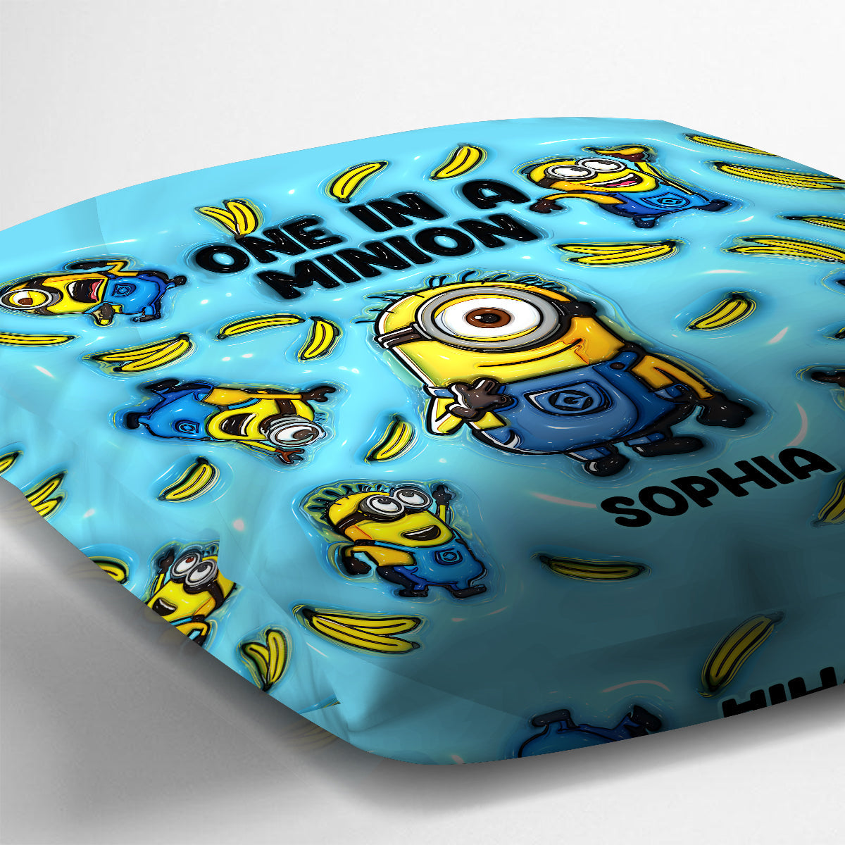 Personalized Minion Throw Pillow Custom Name Gift Throw Pillow GradoCreations