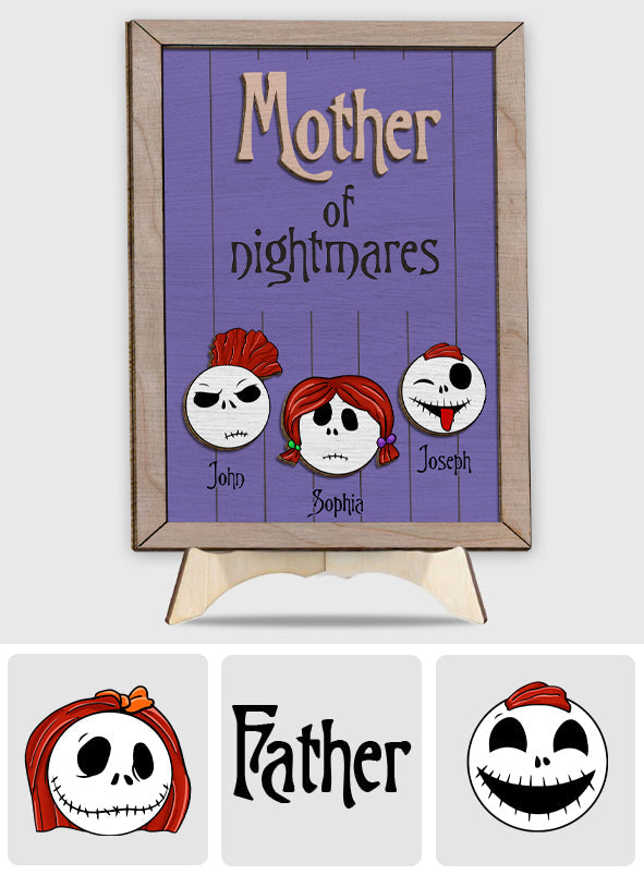 Personalized 2 Layered Wood Sign for Family Gift Decor 2 Layered Wood Sign GradoCreations