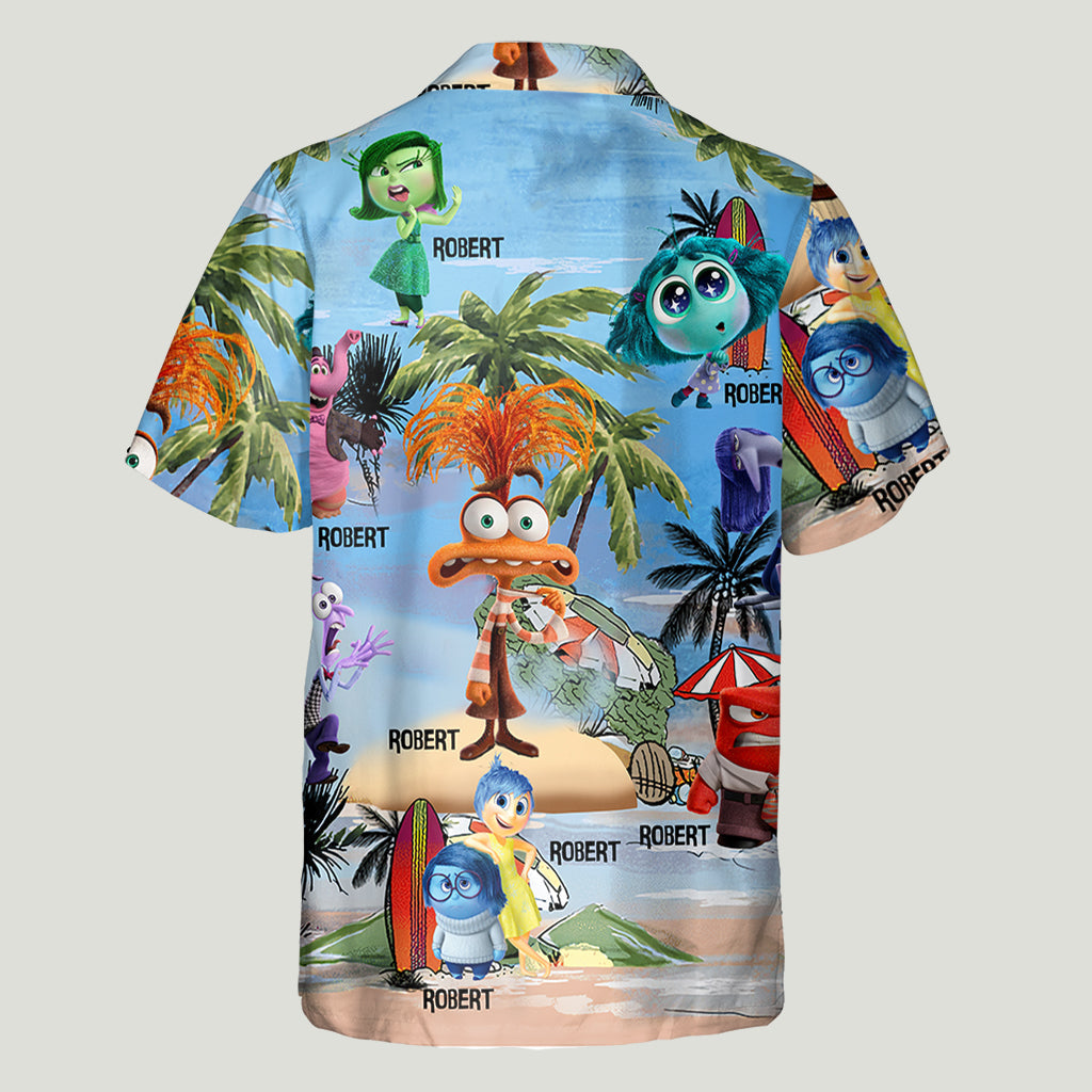 Personalized Inside Out Hawaiian Shirt Custom Name Gift Hawaiian Shirt GradoCreations