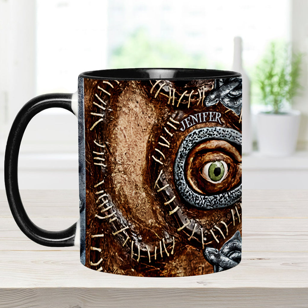 Personalized Three Witches Accent Mug Custom Name Gift for Halloween Accent Mug GradoCreations