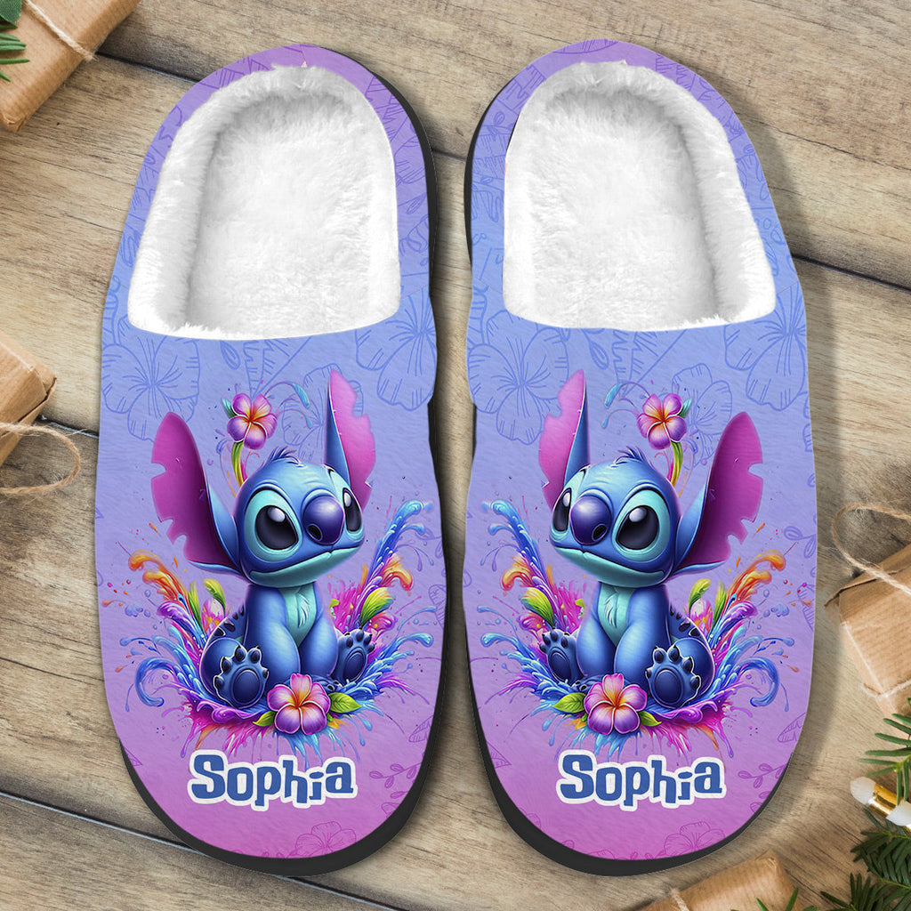 Personalized Cozy Slippers with Custom Name for Kids Slippers GradoCreations