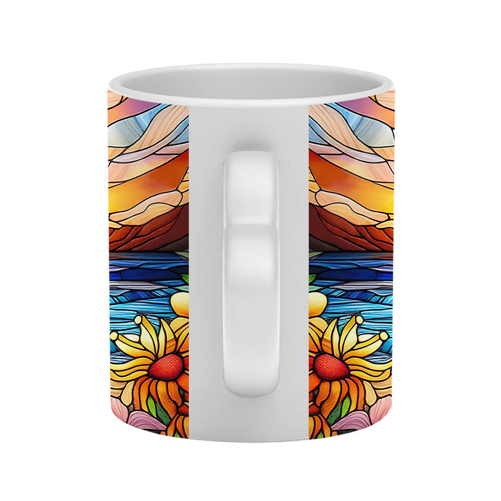 Personalized Heart Handle Mug Custom Name Gift for Couple Heart Handle Mug GradoCreations