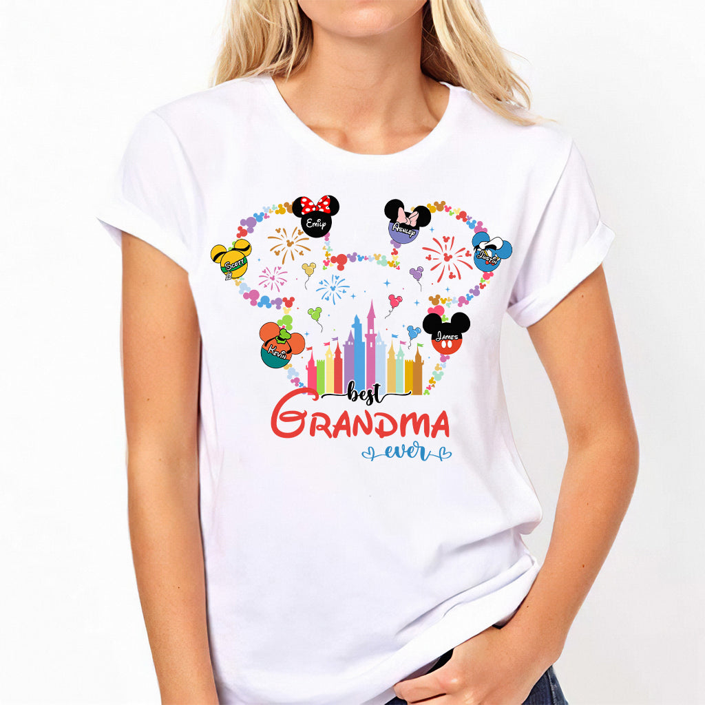 Personalized Best Grandma Ever T-Shirt & Hoodie Gift for Mom T-shirt & Hoodie GradoCreations