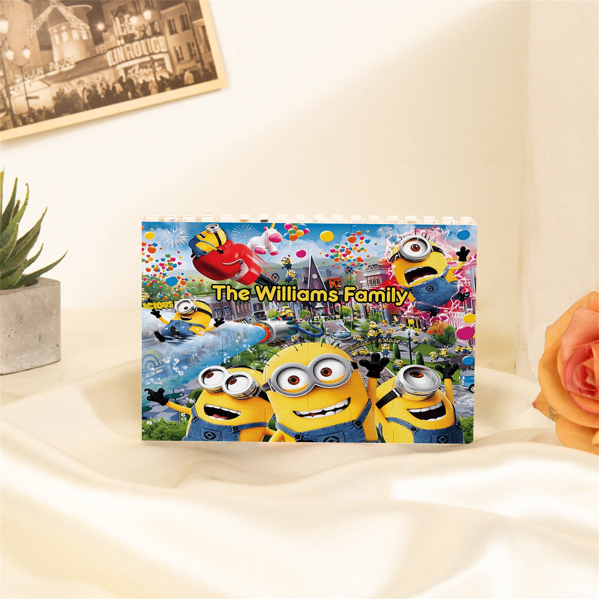 Customized Horizontal Rectangle Building Brick Blocks for Kids | Birthday, Graduation, Housewarming Gift Rectangle Building Brick Blocks GradoCreations