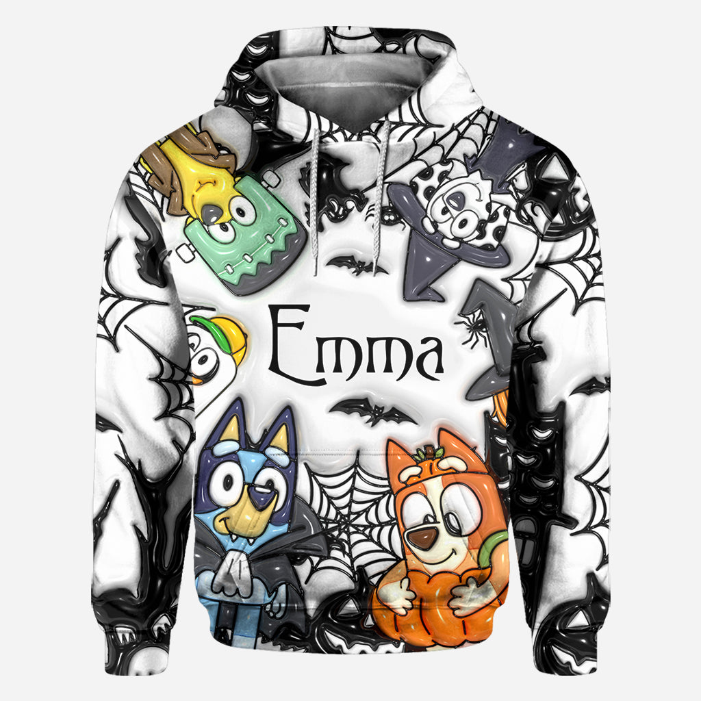 Personalized Halloween All-Over Shirt Custom Name Gift for Kids All Over Shirt GradoCreations