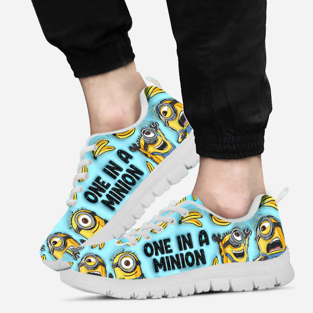 Personalized One In A Minion Sneakers Custom Name Gift Sneakers GradoCreations