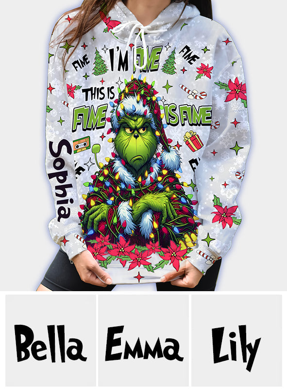 Personalized Christmas All Over Shirt Grinch Design Gift All Over Shirt GradoCreations