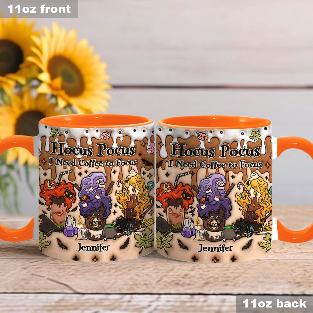 Personalized Three Witches Accent Mug for Fall Coffee Lovers Accent Mug GradoCreations