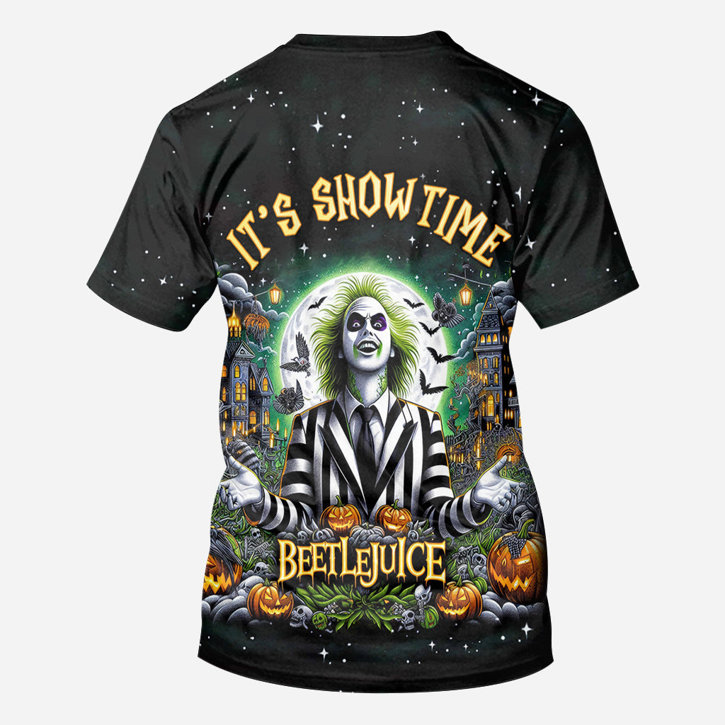 Personalized Beetlejuice All Over Shirt Custom Name Halloween Gift All Over Shirt GradoCreations