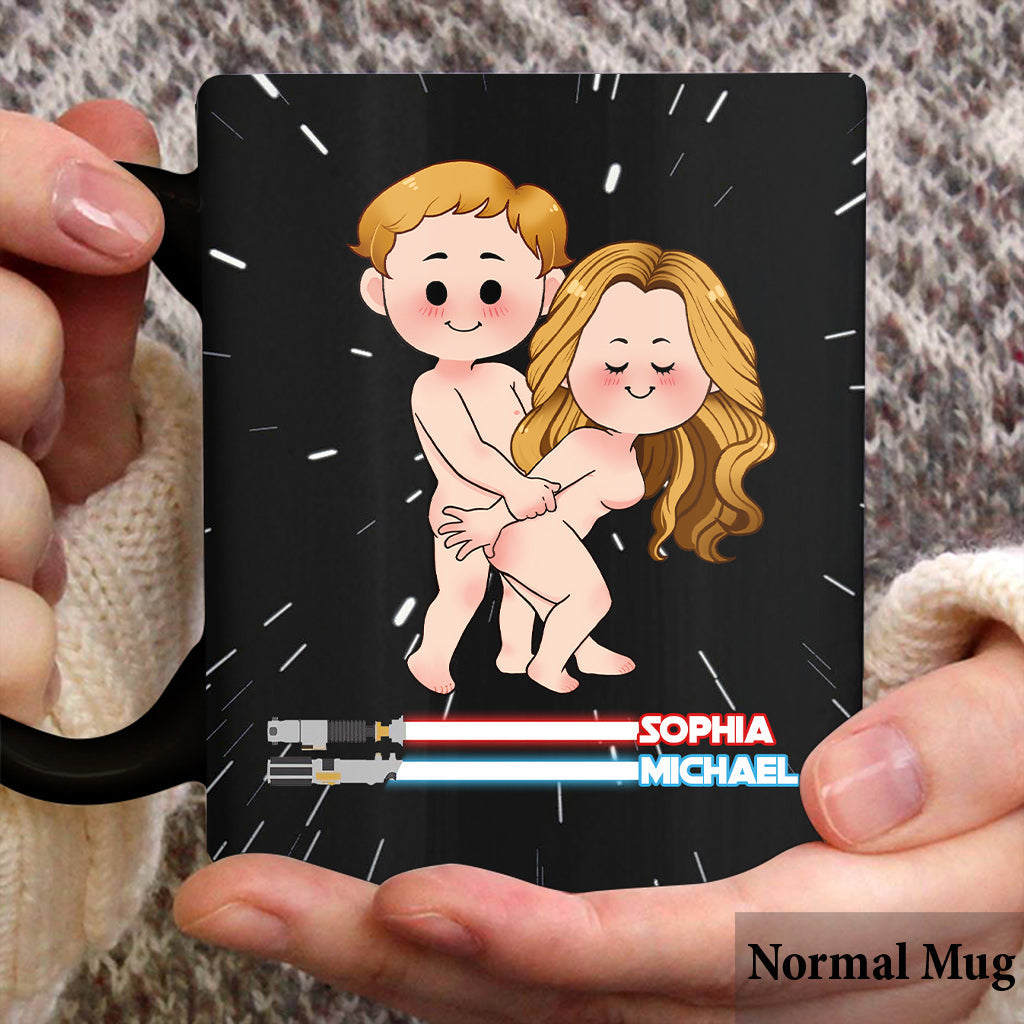 Personalized Couple Mug Best In The Galaxy Custom Names Gift Mug GradoCreations